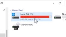 🛑 Fix C Drive Full and Showing Red Bar in Windows 11/10/8/7 | 100% Working - 3 Easy Methods ✅