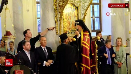 Bozcaada’daki 156 yıllık Meryem Ana Kilisesi yeniden ibadete açıldı
