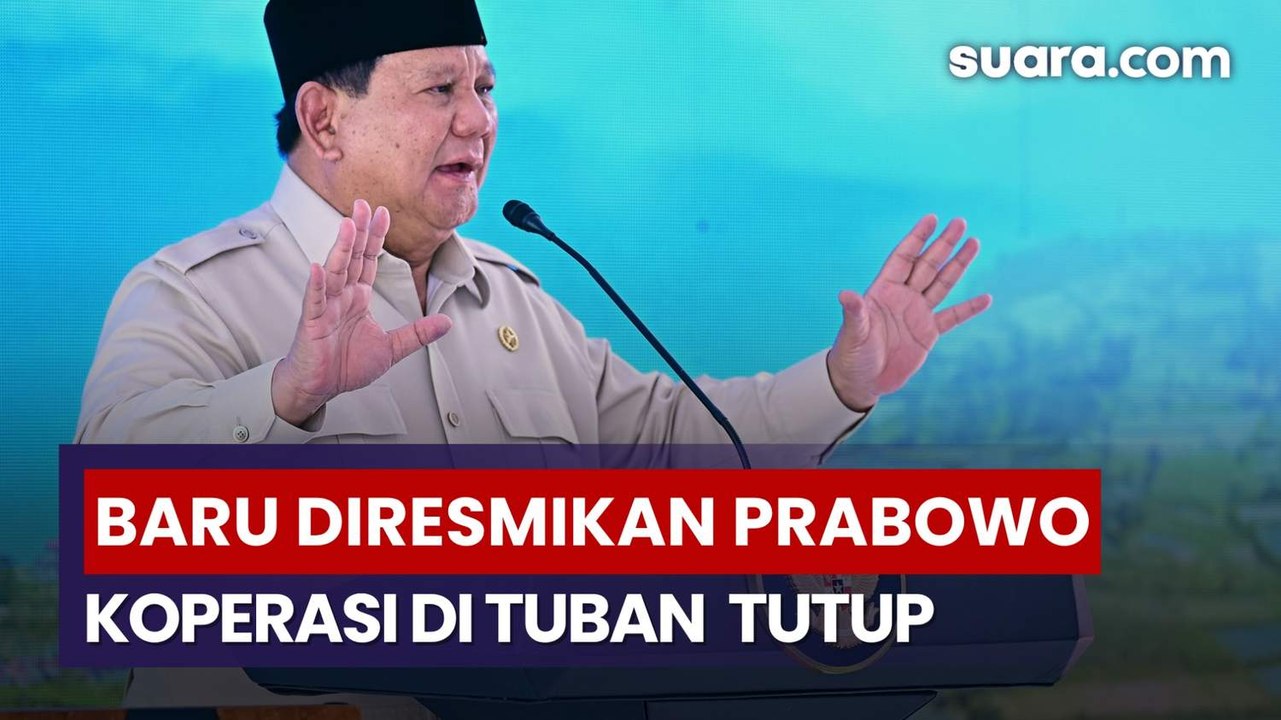 Sehari Usai Diresmikan Presiden Prabowo, Koperasi Desa Merah Putih di Tuban Tutup