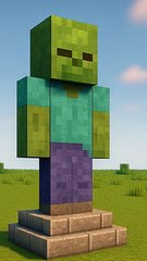 Ideas de construccion Estatuas de Mobs Minecraft