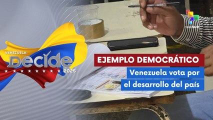 Juventud venezolana da el ejemplo de lo que es una democracia libre