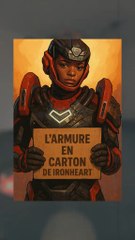 L'armure en carton de IronHeart #ironheart #marvel