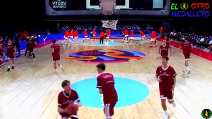 01 España - Letonia Grupo D Eurobasket sub 18 Belgrado 2025