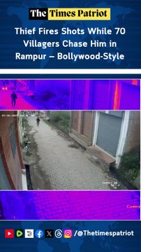 Thief Fires Shots While 70 Villagers Chase Him in Rampur—Bollywood-Style