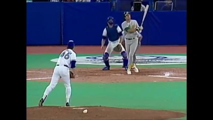 Jose Canseco crushes a home run to deep that  lands in the fifth deck of the SkyDome (10/7/89)