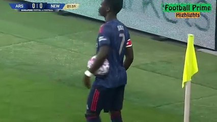 Arsenal vs Newcastle 3-2 - Extended highlights and Goals-  Friendly 2025