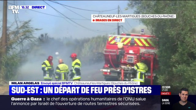 Incendie: un départ de feu signalé à Châteauneuf-les-Martigues (13) près d'Istres