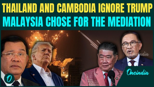 Thailand-Cambodia War Breaking: Thai PM CHOOSE Malaysia Over US For Mediation |4th Day Of BLOODY War