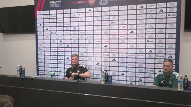 Eddie Howe's press conference after Arsenal 3 Newcastle 2