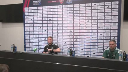 Eddie Howe's press conference after Arsenal 3 Newcastle 2