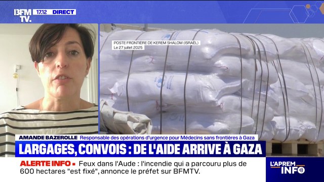 Entrée de l'aide humanitaire à Gaza: Ce qu'il faut c'est un approvisionnement continu , estime Amande Bazerolle (Médecins sans frontières)