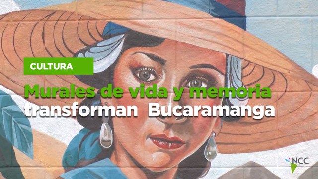 Murales de vida y memoria transforman Bucaramanga