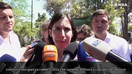 Dazi, Schlein: "Il governo smetta di essere accondiscendente con Trump"