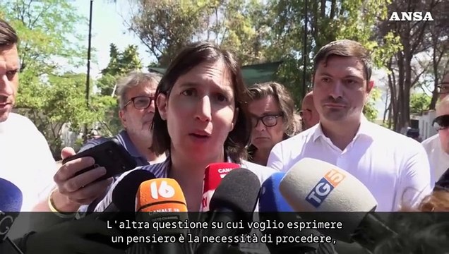 Gaza, Schlein: Necessario il riconoscimento dello stato della Palestina