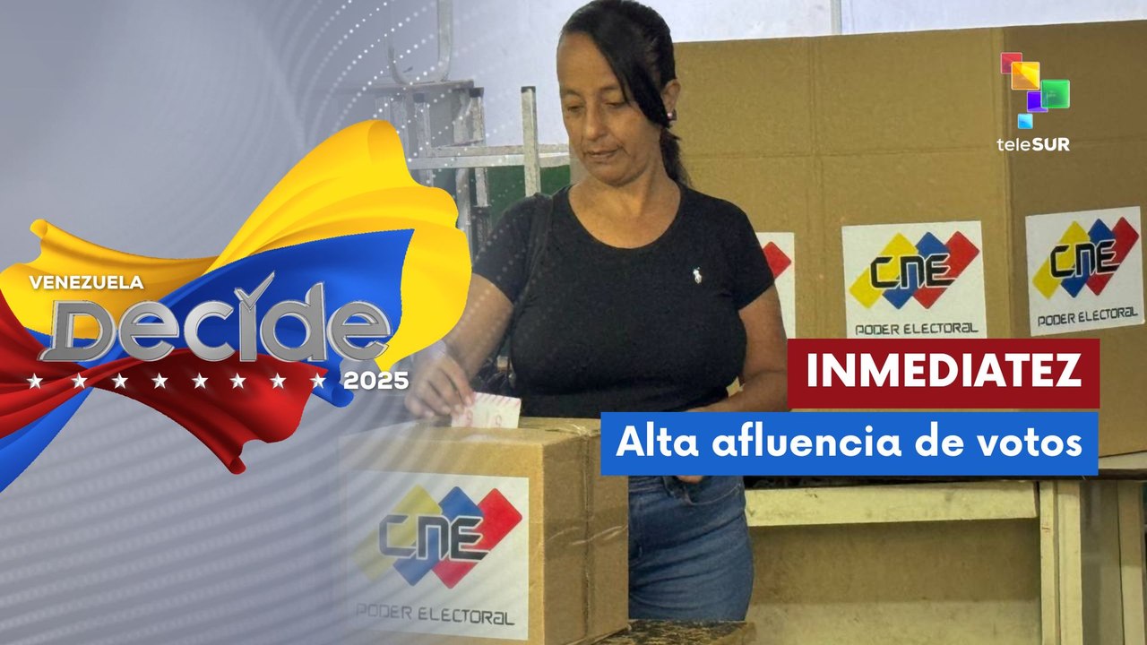 Venezolanos hacen valer su derecho en comicios del 27J