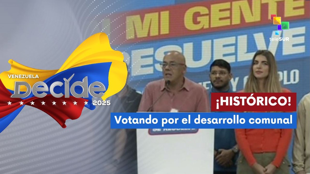 Autoridades venezolanas destacan participación del pueblo en los comicios