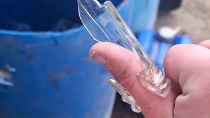 Woman relies on work colleagues to free her thumb from stuck bottle