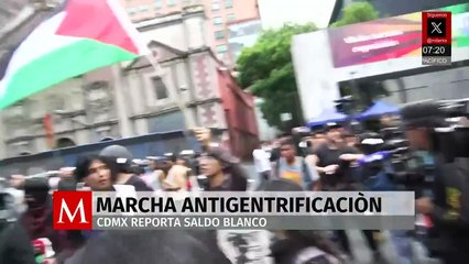 Secretario de Gobierno de la CdMx reportó saldo blanco en marcha antigentrificación