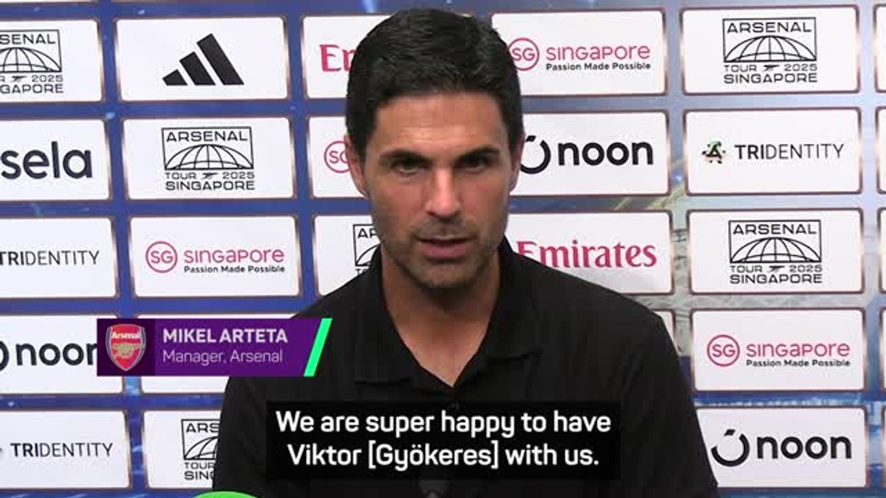 Arteta delighted by the signing of 'fantastic' Gyokeres
