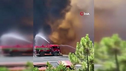 Bursa’da 5 köyün tahliye edildiği yangın büyüyerek sürüyor