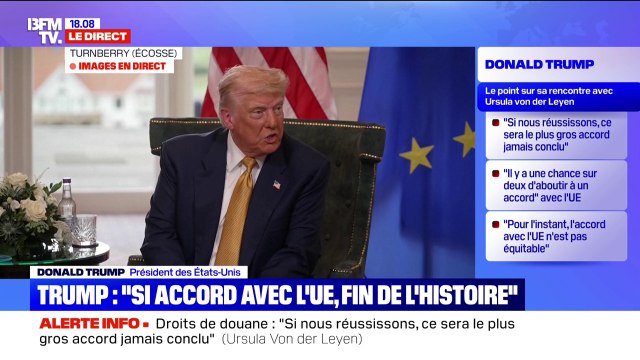 Droits de douane: Les produits pharmaceutiques ne feront pas partie de cet accord commercial , assure Donald Trump
