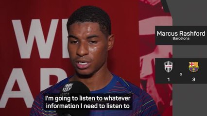 Rashford eager to work with Hansi Flick at Barcelona