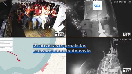 Israel interceta Flotilha Handala que transportava ajuda humanitária para Gaza