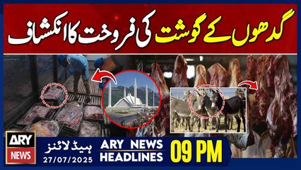 Donkey Meat in Islamabad - Shocking Revelation | ARY News 9 PM Prime Time Headlines | 27th July 2025