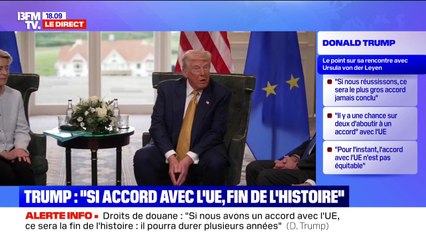 Donald Trump affirme que l'UE ne bénéficiera pas de droits de douane inférieurs à 15%