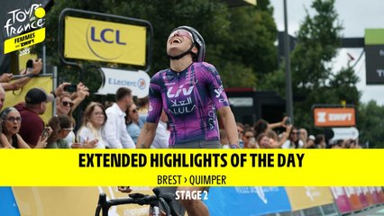 Extended Highlights - Stage 2 - Tour de France Femmes avec Zwift 2025
