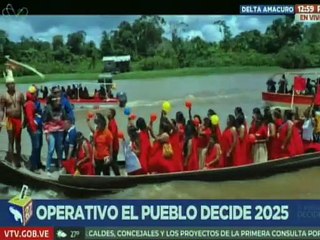 Delta Amacuro | Pueblos originarios asisten con alegría a la fiesta electoral