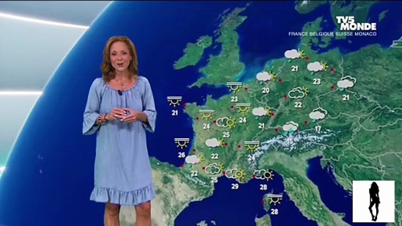 Carol Zanin – TV5 Monde – 27 juillet 2025 | Météo Europe & Monde : incendies, vagues de chaleur