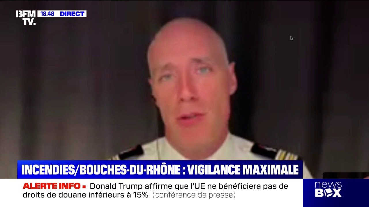 Incendies: "On est vigilants, les annonces pour aujourd'hui et pour demain en termes de vent sont relativement défavorables", affirme Frédéric Harrault, porte-parole de la Sécurité civile