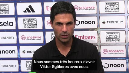 Arsenal - Arteta : "Très heureux d'arrivée de Gyokeres"