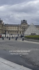 L’arrivée du Tour de France devant la pyramide du Louvre 🤩