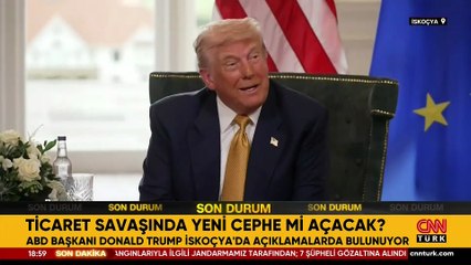 Trump’tan AB'ye ticaret mesajı