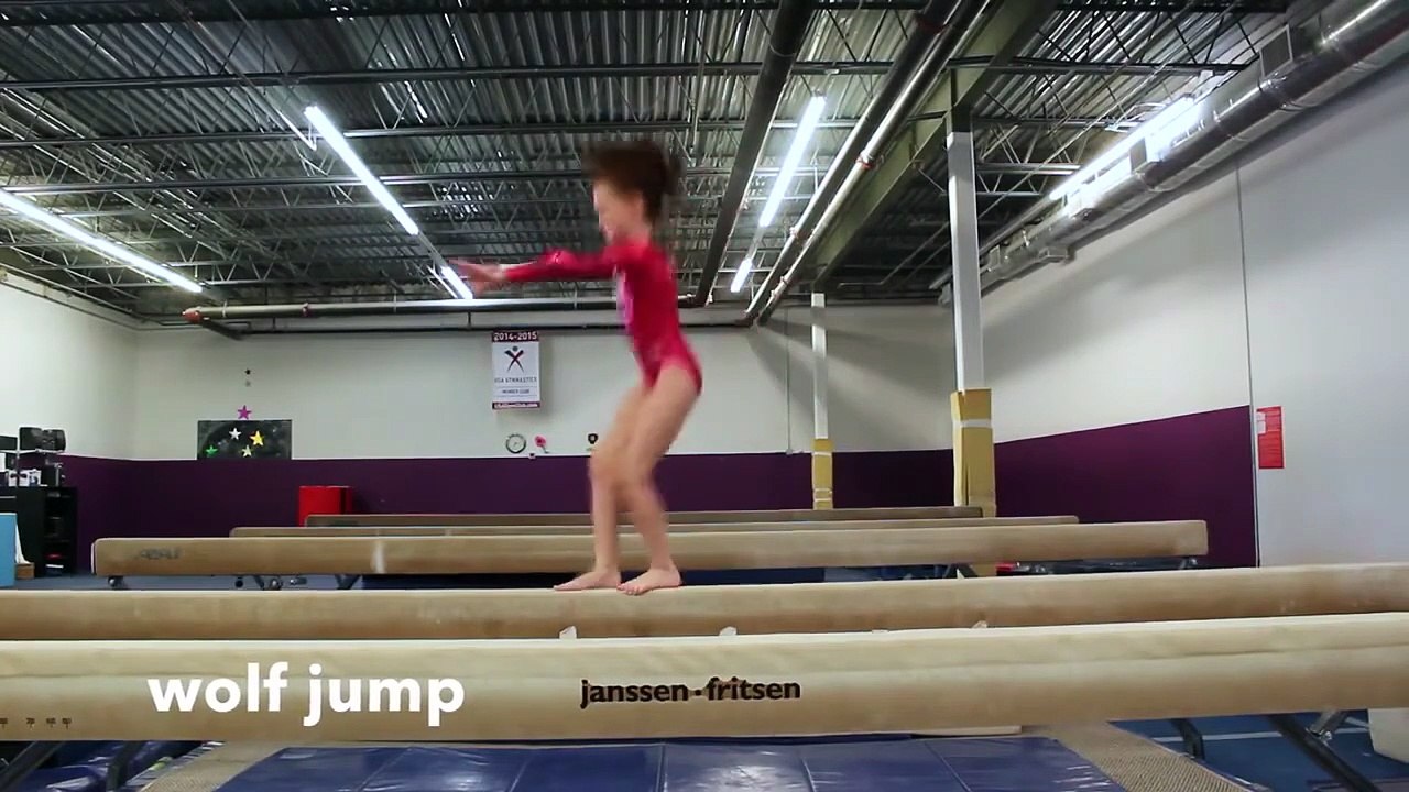 Gymnastics High Beam Drills + Skills