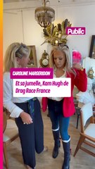 Caroline Margeridon et sa "jumelle" Kam Hugh de Drag Race France