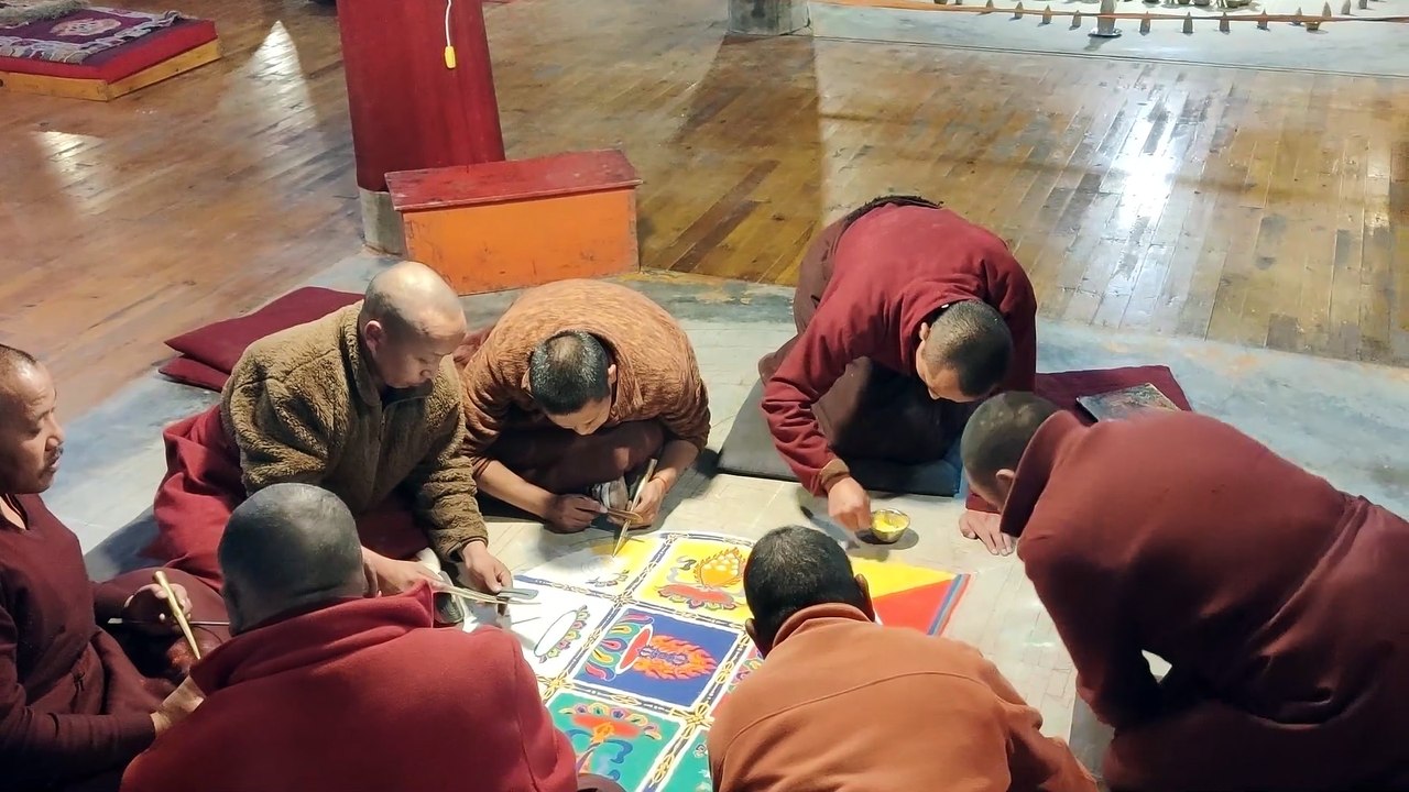 Sand Mandala: Buddhist Art