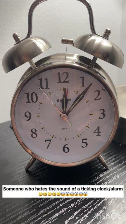Someone who hates the sound of a ticking clock/alarm😱😱😱🏃🏼‍♀️‍➡️🏃🏼‍♀️‍➡️🏃🏼‍♀️‍➡️🏃🏼‍♀️‍➡️