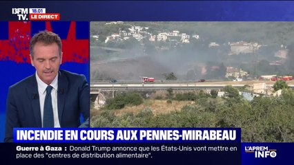 Story 1 : incendies en cours aux Pennes-Mirabeau - 28/07
