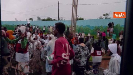 La premier accolta a Jimma in Etiopia dagli abitanti: "Meloni, Meloni"