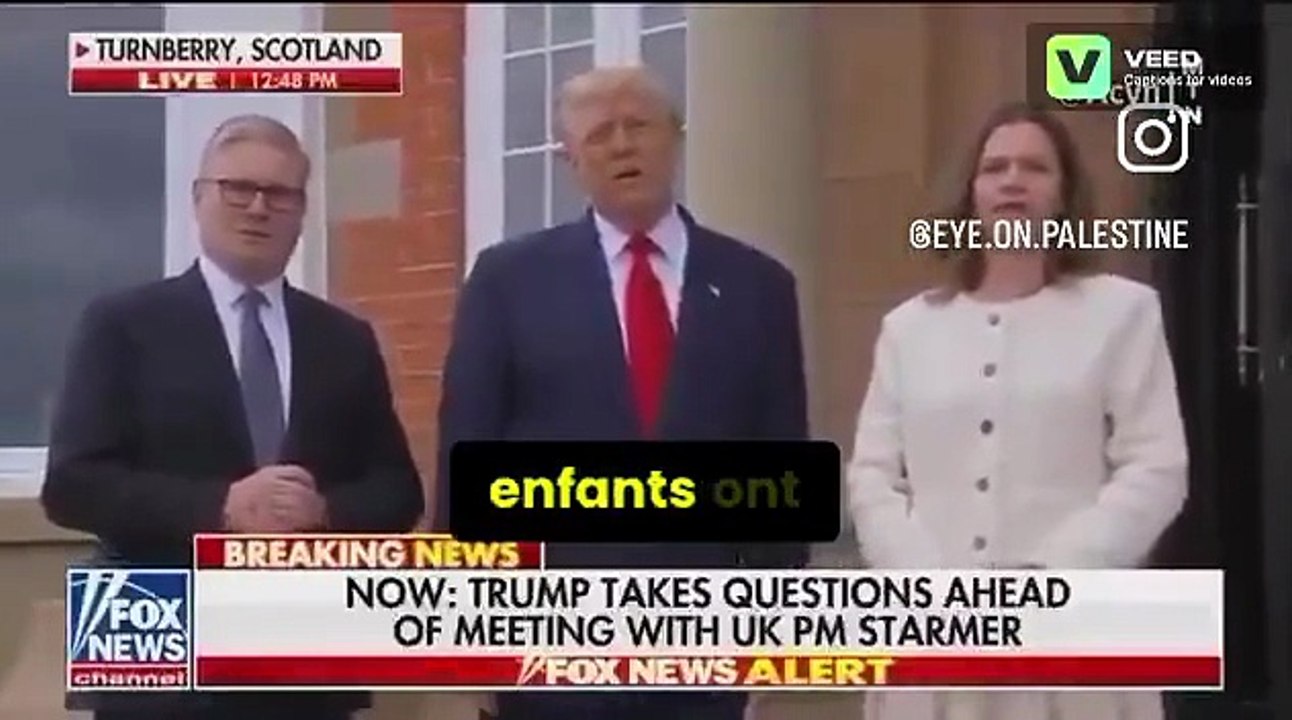 Donald Trump en désaccord avec Benyamin Netanyahou qui affirme qu'il n'y a pas de famine de Gaza: "Ces enfants ont l’air très affamés. Mais nous donnons beaucoup d’argent et beaucoup de nourriture..."