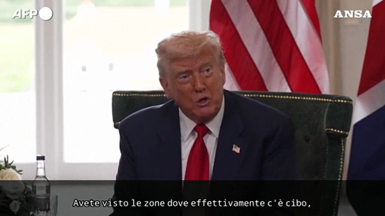 Trump annuncia centri di distribuzione alimentare per Gaza