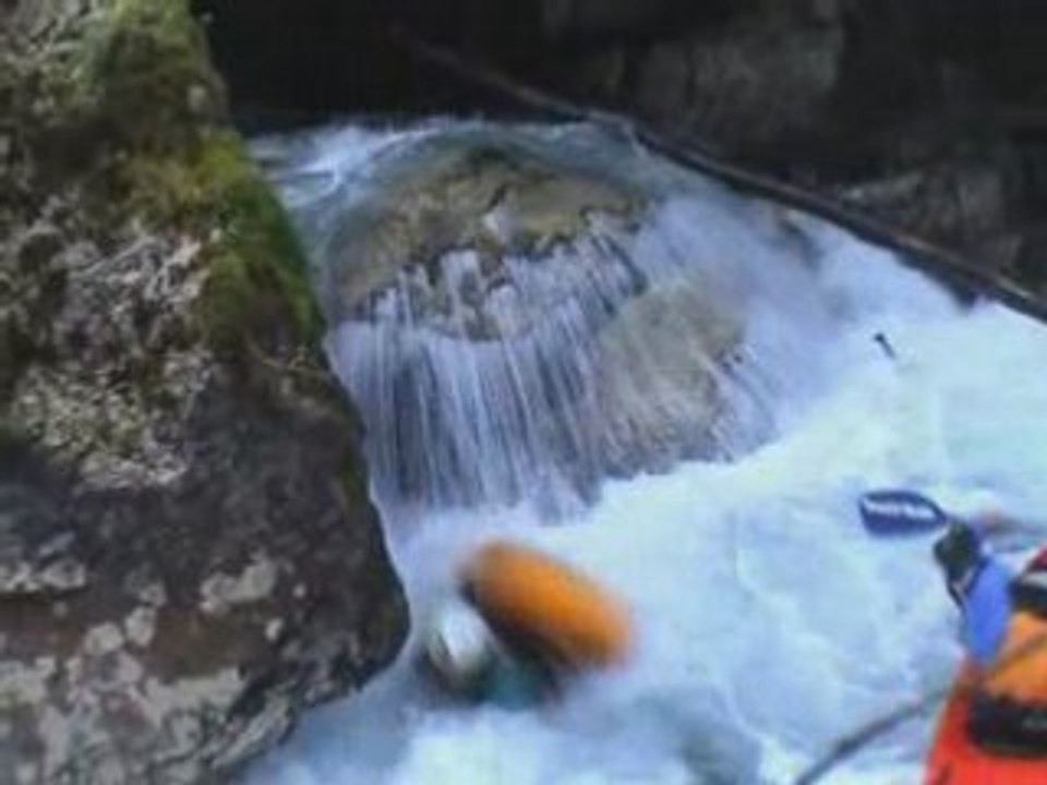 Régis fait du kayak