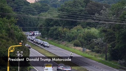 President Trump and Prime Minister Starmer Motorcades