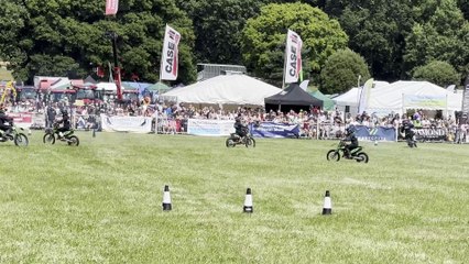 During a part of The Rockets Motorcycle Display Team main ring appearance at the Mid Devon Show, video Alan Quick IMG_7663