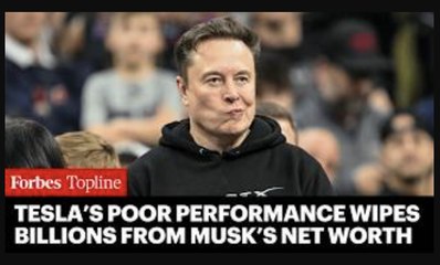 Elon Musk’s Net Worth Drops $17 Billion As Tesla Shares Plunge