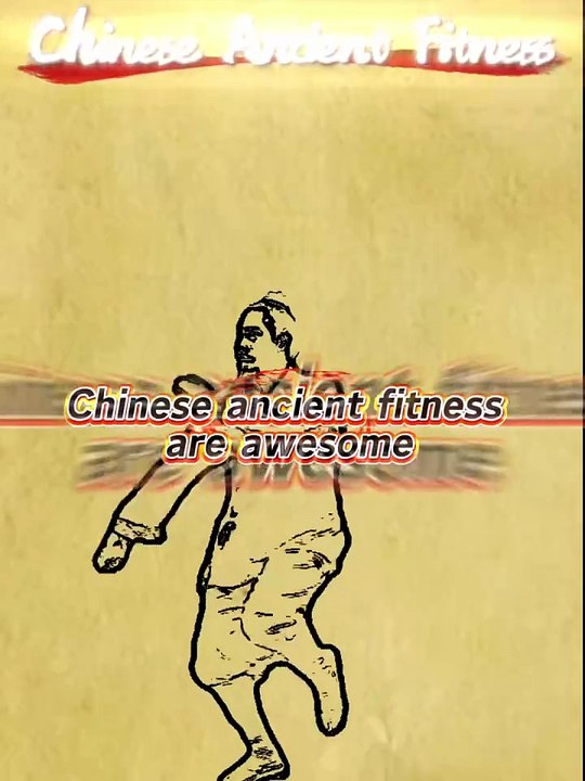 Chinese ancient fitness. Exercise the whole body shoulders,neck,back,waist and legs.