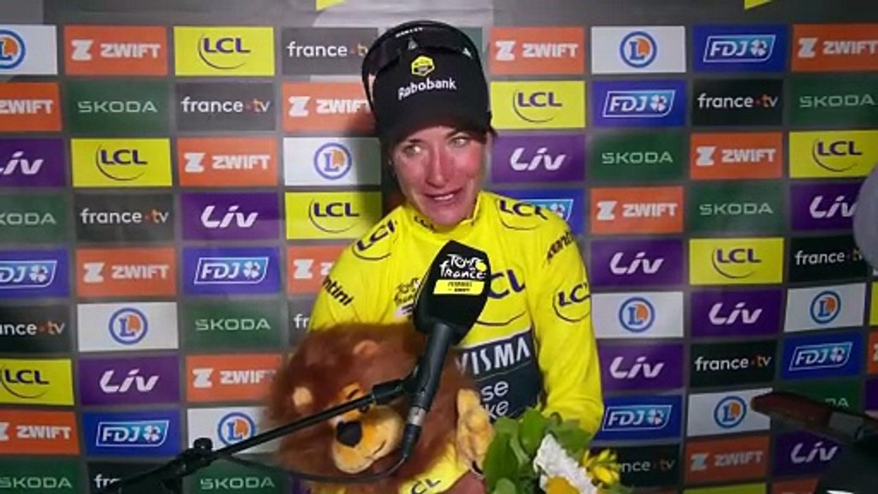 Tour de France Femmes 2025 - Marianne Vos : "Toujours dommage quand il y a une chute à la fin..."